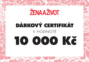 Dárkový certifikát 10000 Kč